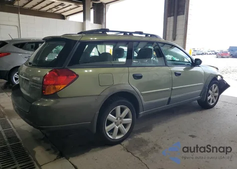 2006 Subaru Legacy Outback 2.5I from USA, damaged, VIN 4S4BP61C467360044
